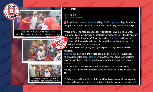 Staged Video of Muslim Cleric Marrying A Woman Through Halala Resurfaces