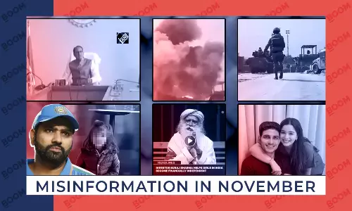 Monthly Disinfo Tracker: Novembers False Claims Centered Around  Israel-Gaza War, Assembly Elections in MP, Rajasthan