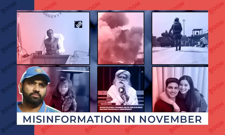 Monthly Disinfo Tracker: Novembers False Claims Centered Around  Israel-Gaza War, Assembly Elections in MP, Rajasthan