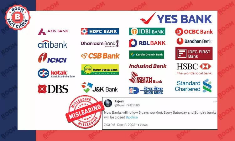 Banks To Have a 5-Day Workweek? Misleading Claims Viral