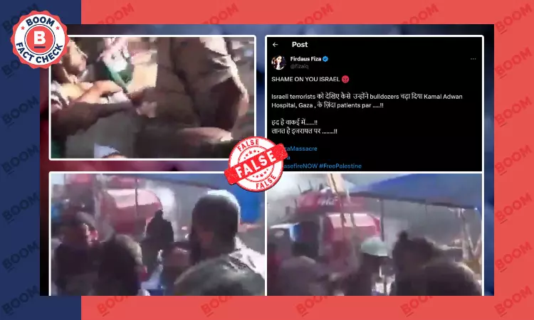 Video From Egypt Peddled As Israel Bulldozing A Hospital In Gaza