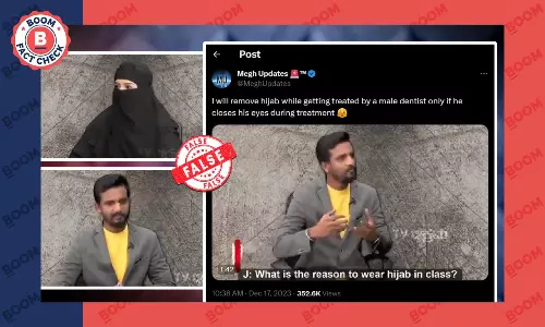 Video Of Muslim Woman Claiming She Will Wear Hijab At Dentists Is Scripted