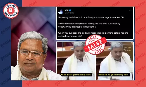 Video Of Ktaka CM Siddaramaiah Saying No Money To Deliver Poll Promises Is Cropped