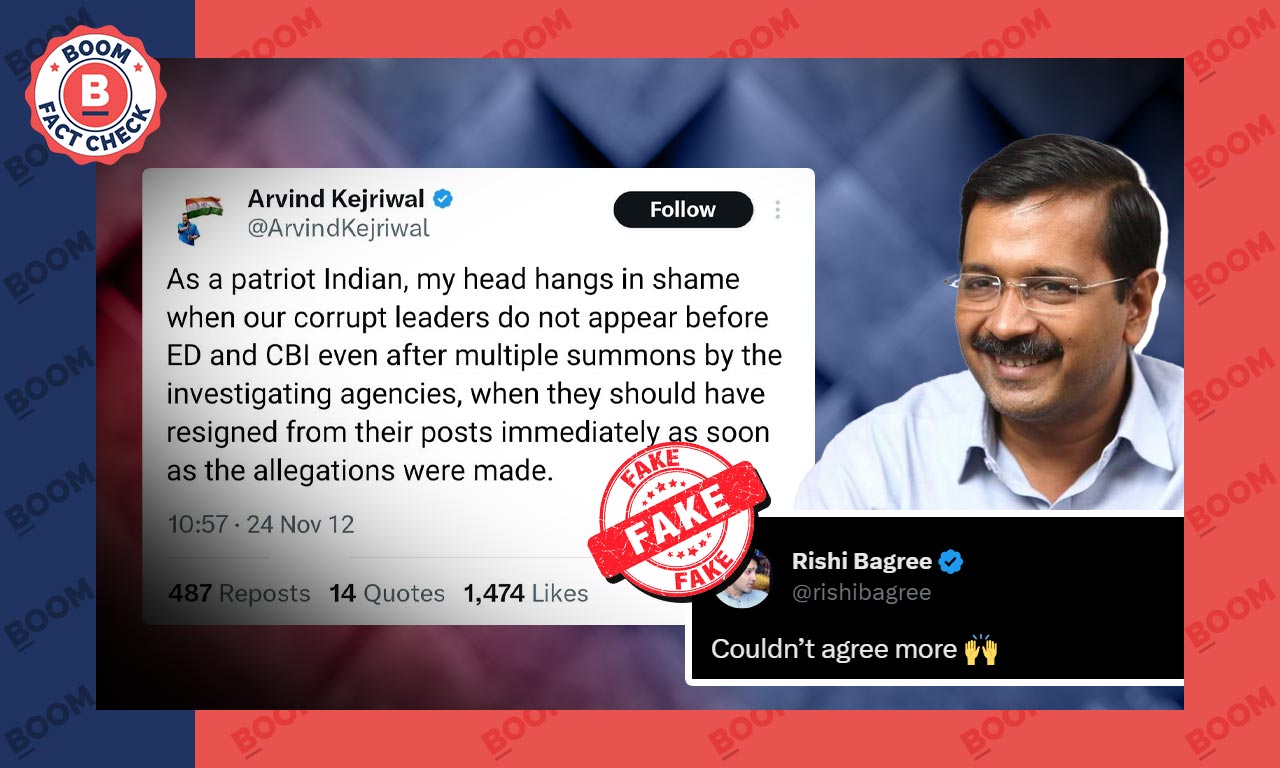 Arvind Kejriwal’s Post Criticising Leaders for Not Appearing Before ED, CBI Is Fake