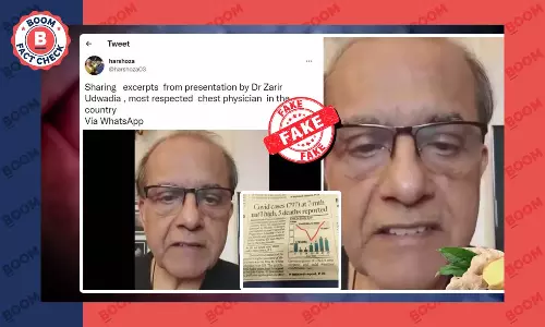 Video Promoting Dry Ginger Snorting As COVID Cure Resurfaces