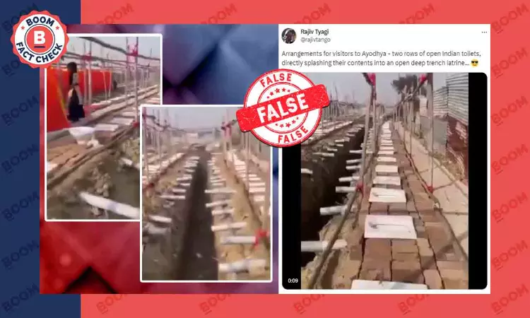Video Of Under Construction Toilets Falsely Linked To Ayodhyas Ram Mandir