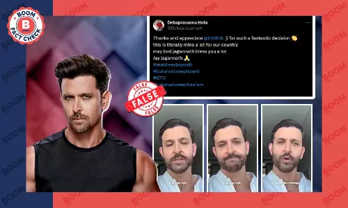 No, This Video Does Not Show Actor Hrithik Roshan Boycotting Maldives