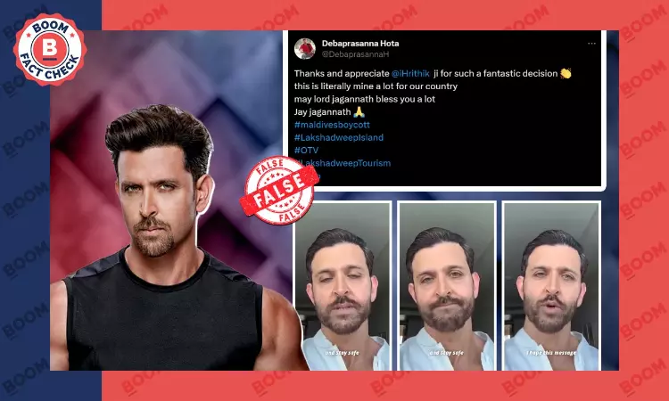 No, This Video Does Not Show Actor Hrithik Roshan Boycotting Maldives
