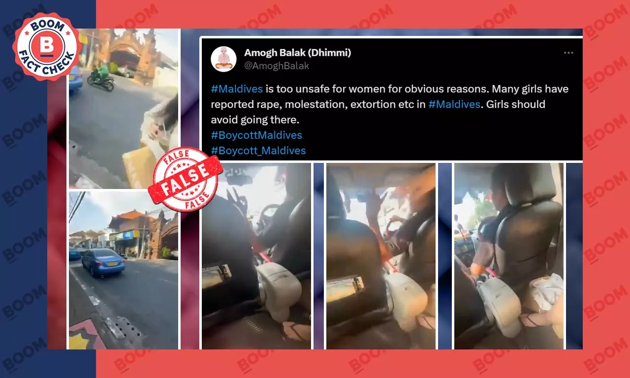 Video From Indonesia Peddled As Cab Driver Threatening Tourists In Maldives