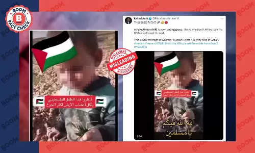 Old Video Of Child Eating Grass Falsely Linked To Ongoing Crisis In Gaza