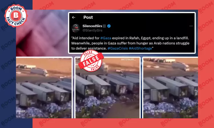 Old Video From Saudi Arabia Falsely Revived As Gaza Aid Being Dumped