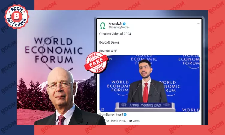 Video Of Participant Hurling Profanities At Klaus Schwab At Davos Is Satire