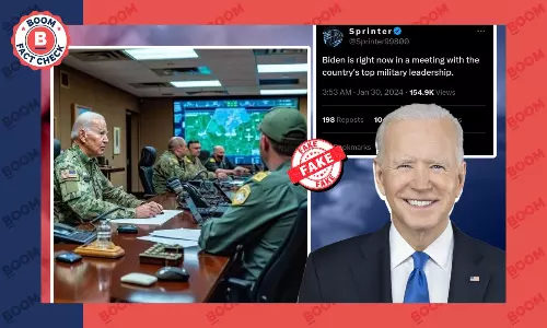 Viral Photo Of US President Joe Biden In Military Uniform Is AI-Generated