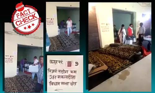 Were 300 EVMs Seized From A Shop In Uttar Pradesh?