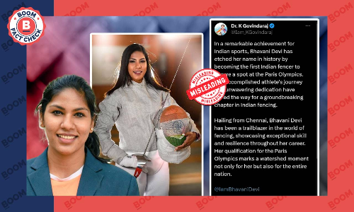 No, CA Bhavani Devi Has Not Qualified For The Paris Olympics Yet