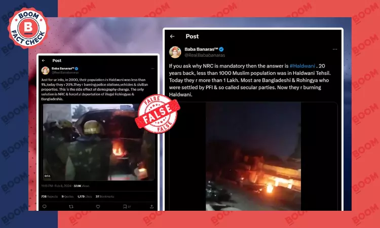 Viral Claim Stating Less Than 1000 Muslims in Haldwani 20 Yrs Ago Is False