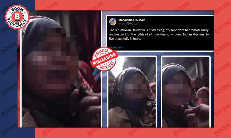 Video Of Girl Pleading Against Eviction In Haldwani Is From 2023