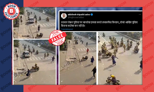 Old Clip Of Nihang Sikh Protester Wielding Sword At Cops Viral As Recent