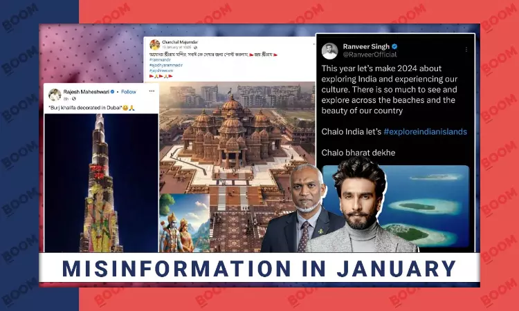 Ram Mandir Inauguration Most Popular Topic of Misinformation in January