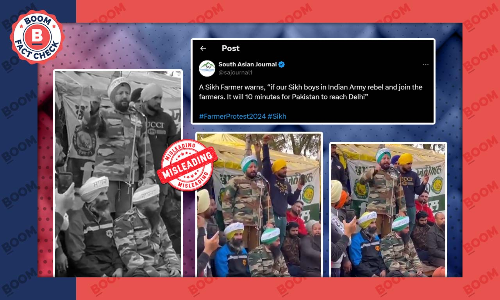 Video Of Man Making Controversial Remark Is Not From 2024 Farmers Protest