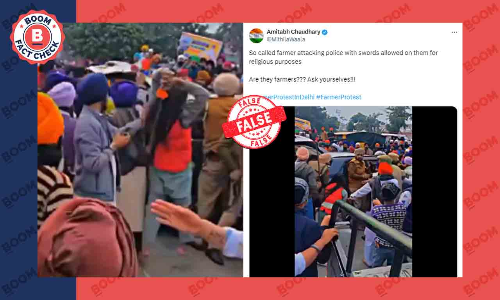 Unrelated Video Of Protesters Clashing With Police Falsely Linked To Farmers Protest