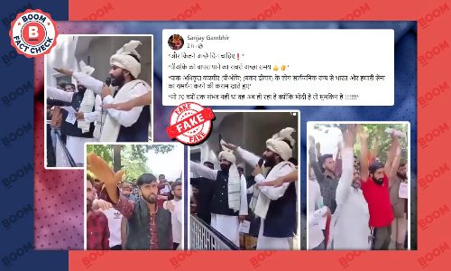 No, This Video Does Not Show POK Residents Pledging Support To India