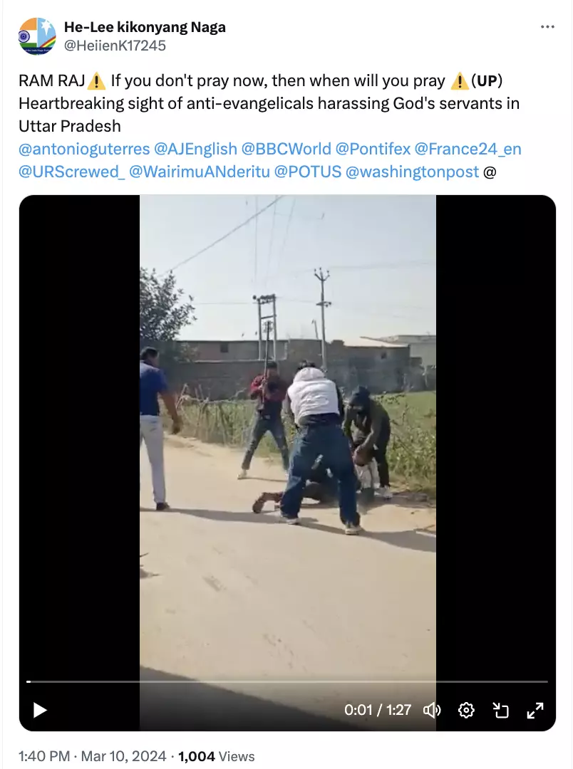 Video From Punjab Peddled As Christian Man Beaten Up by Hindus | BOOM