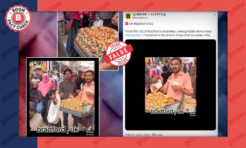 Pak Market Video Peddled Falsely As UKs Bradford With Communal Spin