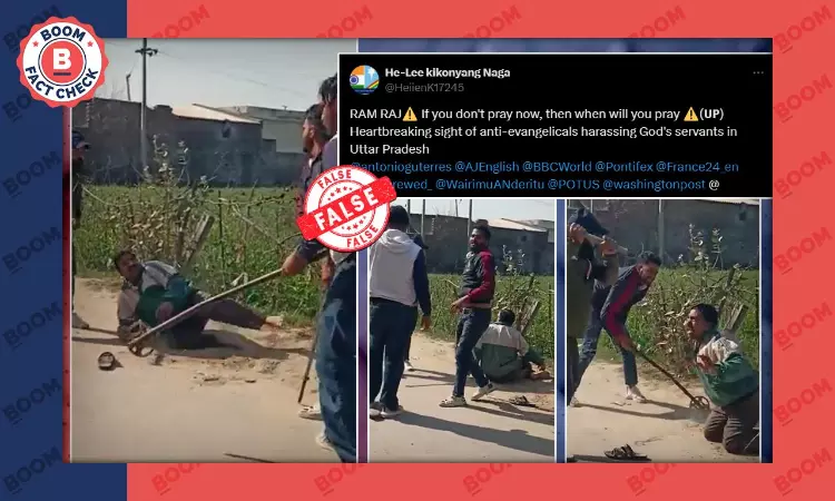 Video From Punjab Peddled As Christian Man Beaten Up by Hindus