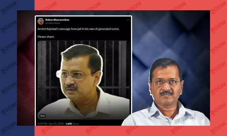 AAP Leaders Share AI Voice Clone Of CM Kejriwals Message From Jail