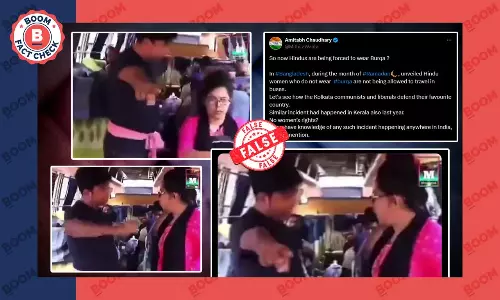 Scripted Video Viral As Hindu Woman Harassed For Not Wearing Burqa