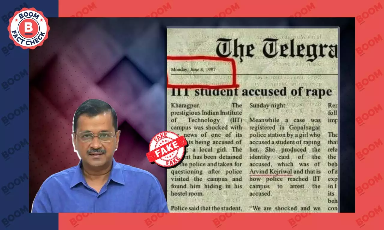 Fake Newspaper Clipping Accusing Arvind Kejriwal Of Rape Revived
