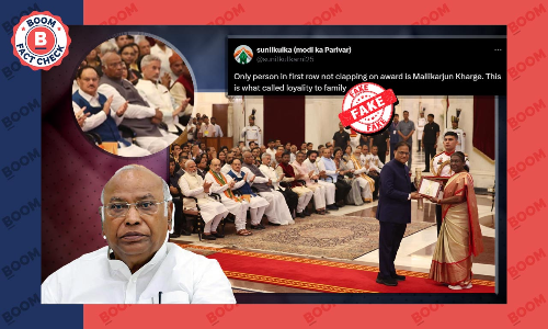 Claims Of Kharge Not Clapping For Narasimha Raos Bharat Ratna Are False