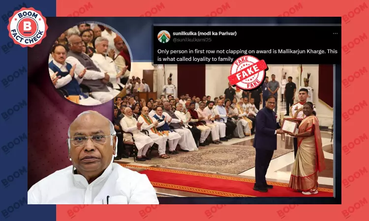 Claims Of Kharge Not Clapping For Narasimha Raos Bharat Ratna Are False