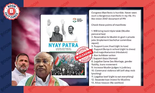 Viral Claims On Congress 2024 Polls Manifesto Are Misleading and False