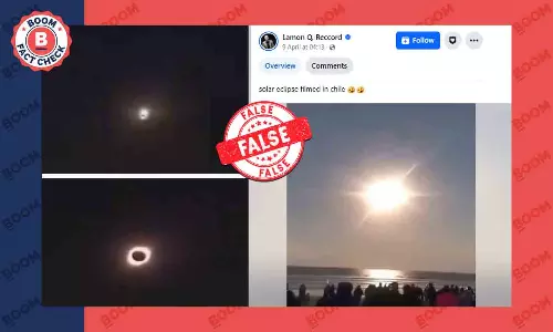 2019 Video Of Solar Eclipse Falsely Viral As Recent