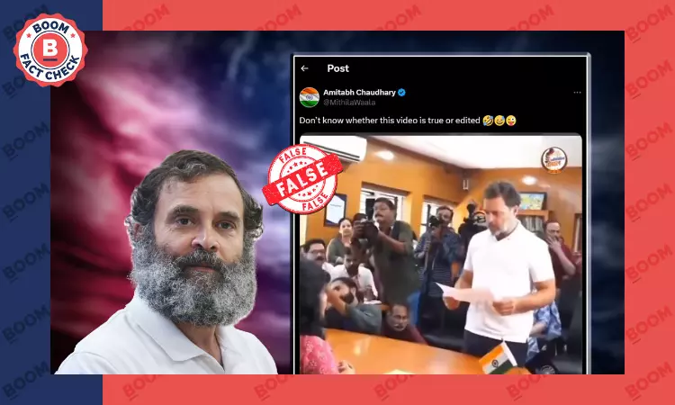 AI Voice Clone Video Of Rahul Gandhi’s Resignation Viral Online