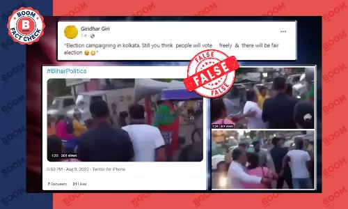 Old Video Of TMC-BJP Clash In Bengal Falsely Linked To 2024 Polls