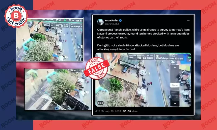 Ranchi Polices Drone Surveillance Video Peddled With False Communal Claim