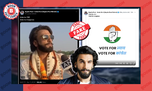 Video Of Ranveer Singh Criticising PM Modi Is A Deepfake AI Voice Clone