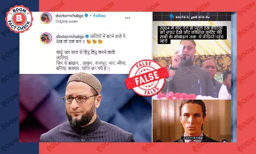 Old Video Of Owaisis Speech Edited To Add Communal Spin