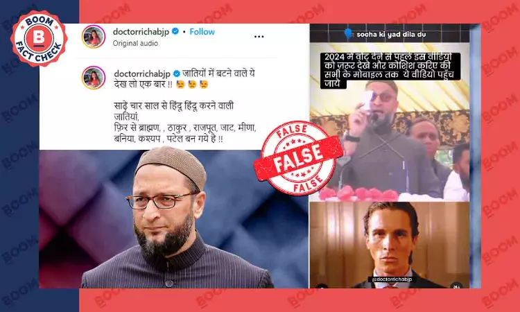 Old Video Of Owaisis Speech Edited To Add Communal Spin