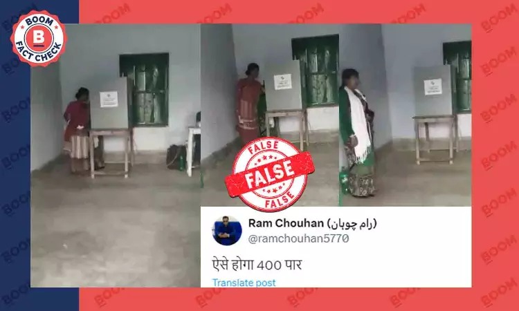 Video Does Not Show Vote Rigging In Ongoing Lok Sabha Elections