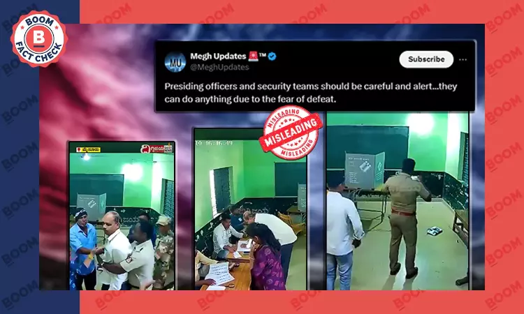 Old Video Of Man Breaking EVM Control Unit In Karnataka Viral As Recent