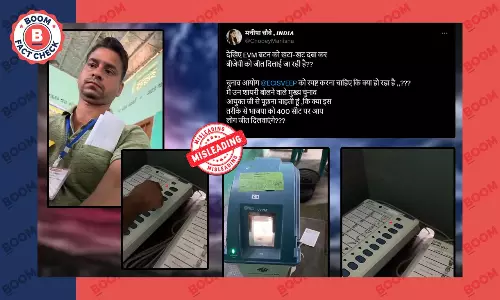 Mock Poll Video From Assam Falsely Shared As EVM Rigging In Favour Of BJP