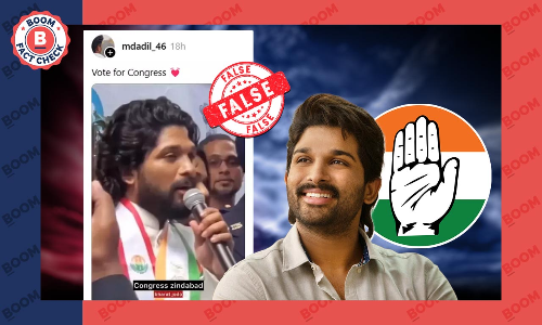 Video Of Allu Arjun At New York Event Shared With False Congress Spin