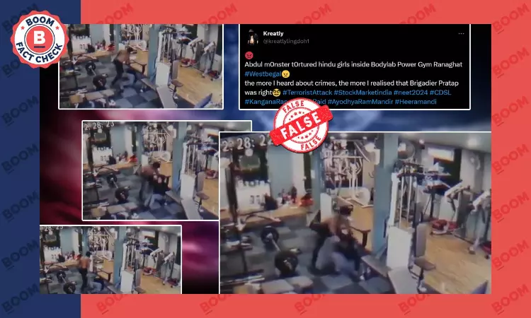 Video Of Man Assaulting Woman In WB Gym Viral With False Communal Spin