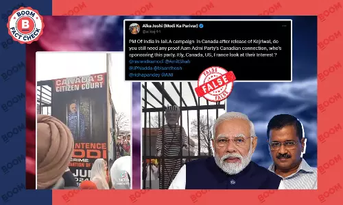Video of Anti-Modi Procession in Canada Falsely Linked to AAP
