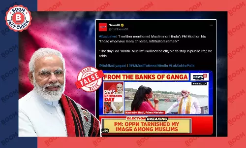 Modi Denies Doing Hindu-Muslim, But His Speech Says Otherwise