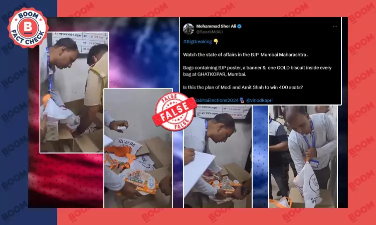 Video Of Perfume Spray In BJP Leaders Poll Kit Peddled As Gold Biscuit